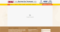 Desktop Screenshot of ecttransformer.com
